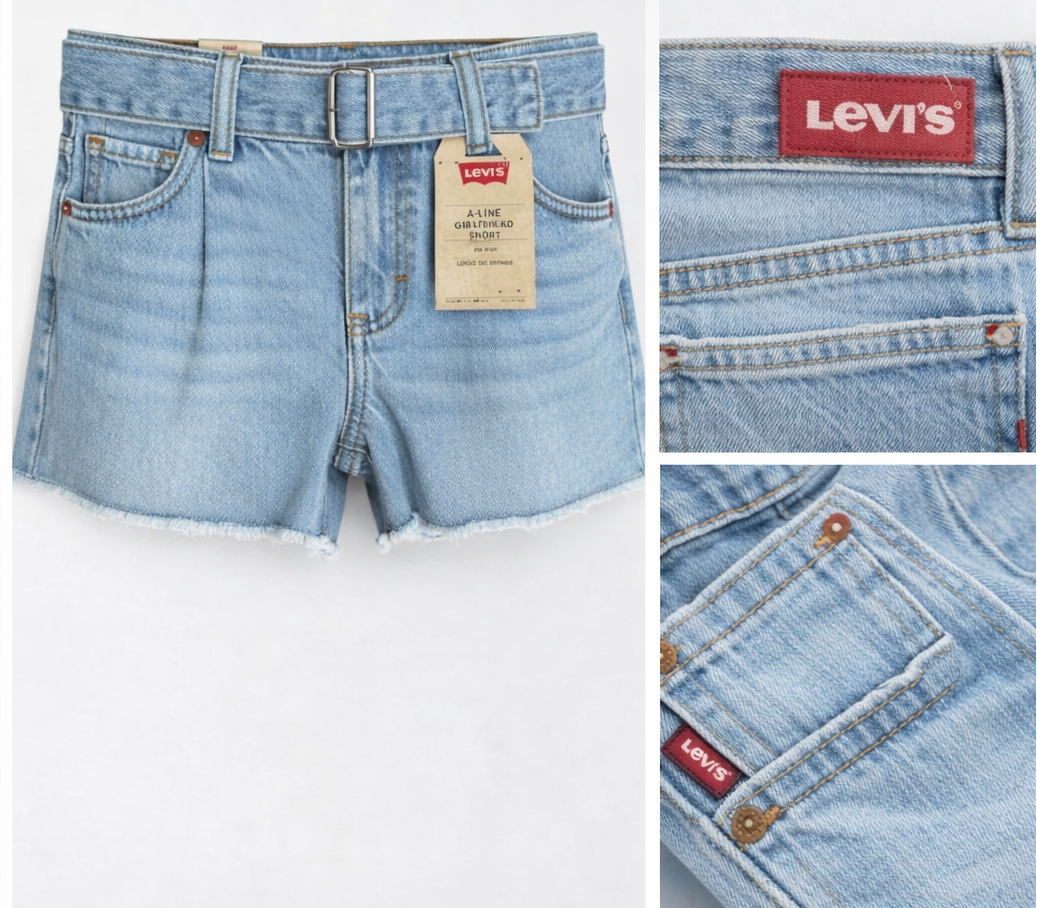 SHORT LEVIS (TALLA 6 Años)