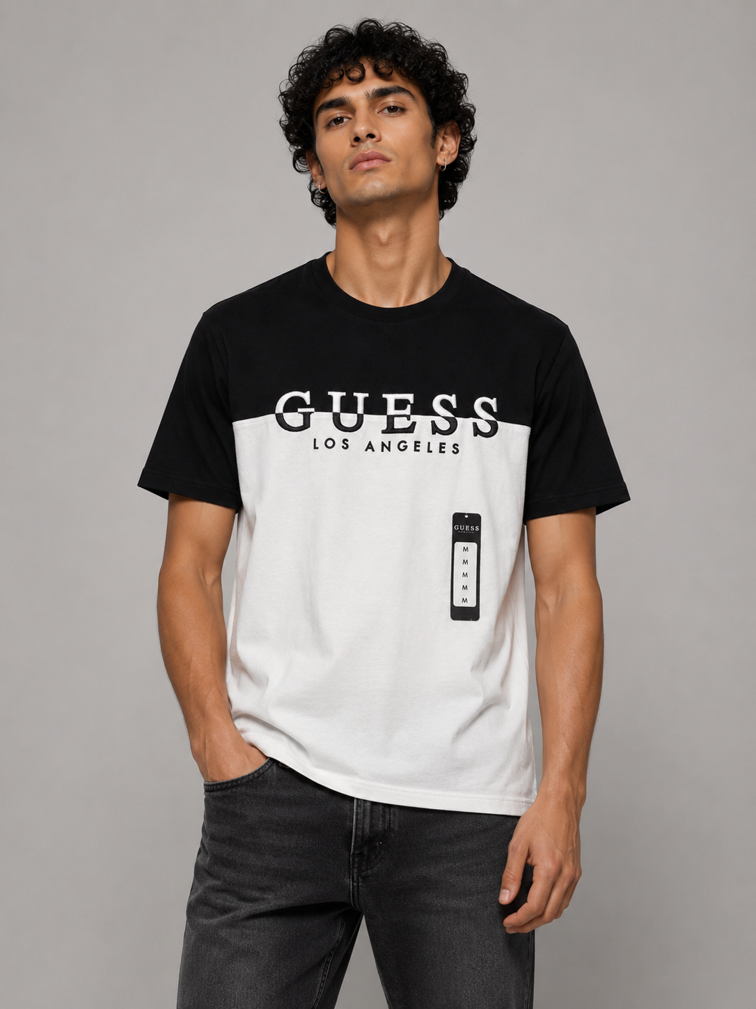 Camiseta guess davion logo