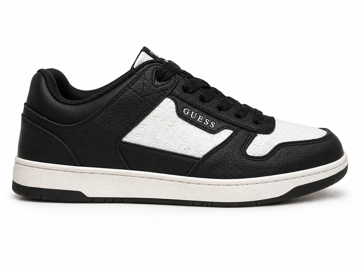 Tenis Guess blanco con negro