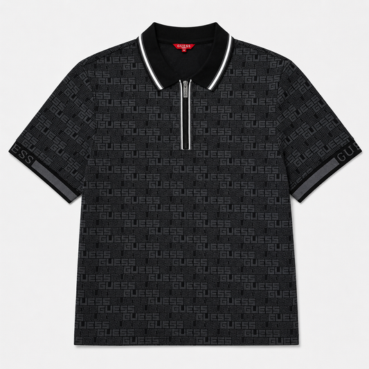 Camiseta tipo polo Guess Holograma