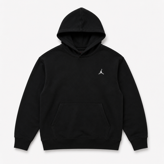 Buzo Negro Jordan logo