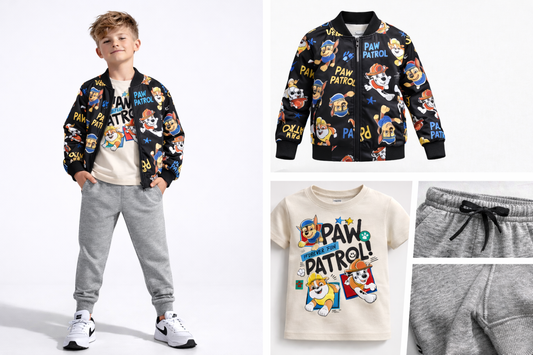 CONJUNTO 3 PIEZAS PAW PATROL (TALLA 2T Y 3T)