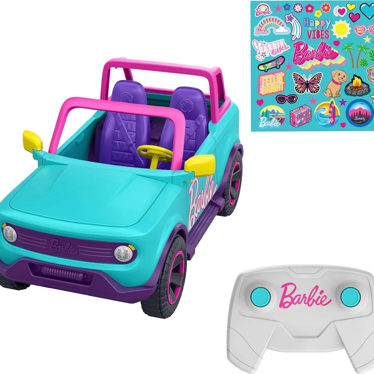 CARRO A CONTROL REMOTO DE BARBIE