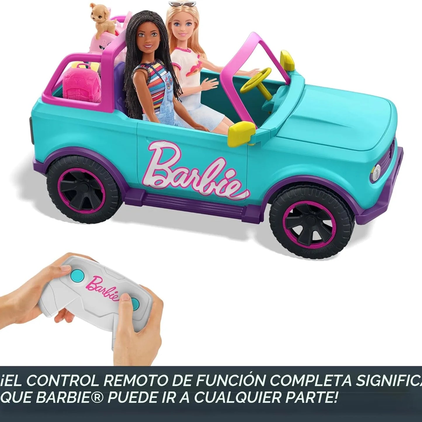 CARRO A CONTROL REMOTO DE BARBIE