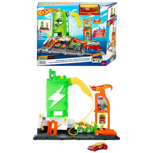 PISTA HOTWHEELS CITY SUPER GASOLINERA